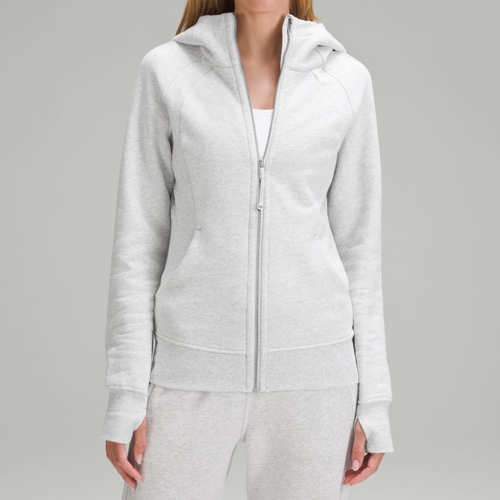 Lululemon Scuba Full-Zip Hoodie - Heathered Core Ultra Light Grey